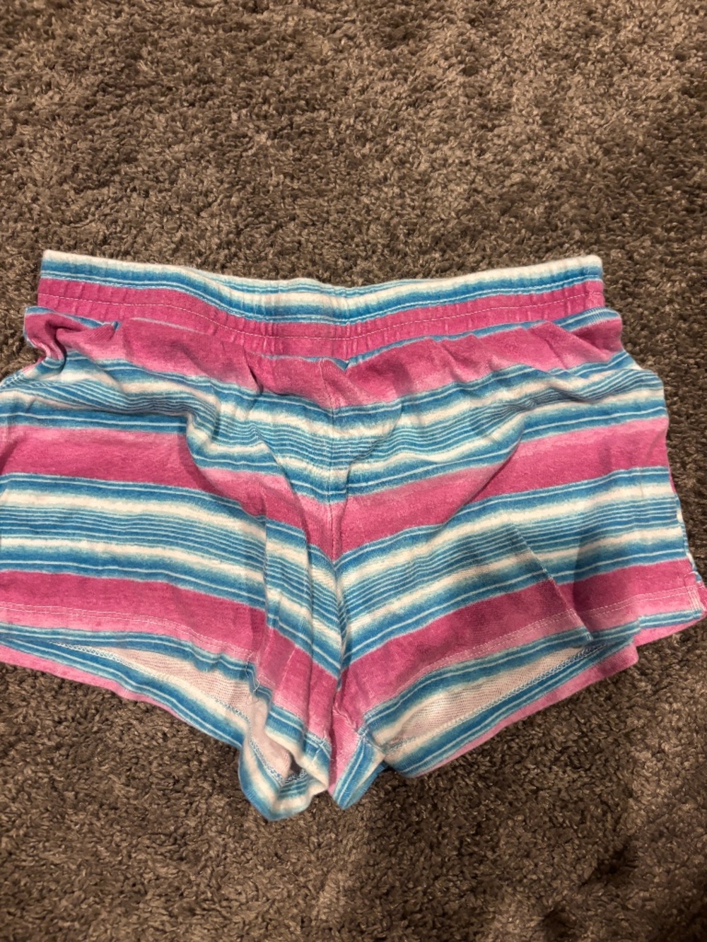 Gymboree Girls Colorful Striped Summer Knit Shorts